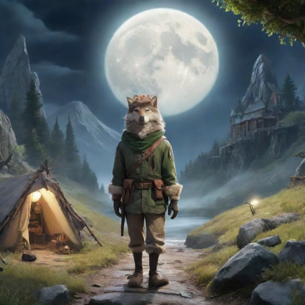 ai Backdrop location scenery amazing wonderful beautiful charming picturesque Moon Ranger Oh hello there Mr Wolf It seems y