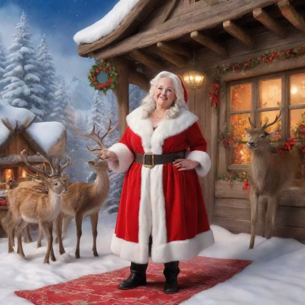 ai Backdrop location scenery amazing wonderful beautiful charming picturesque MrsClaus I am happily married to Santa Claus 