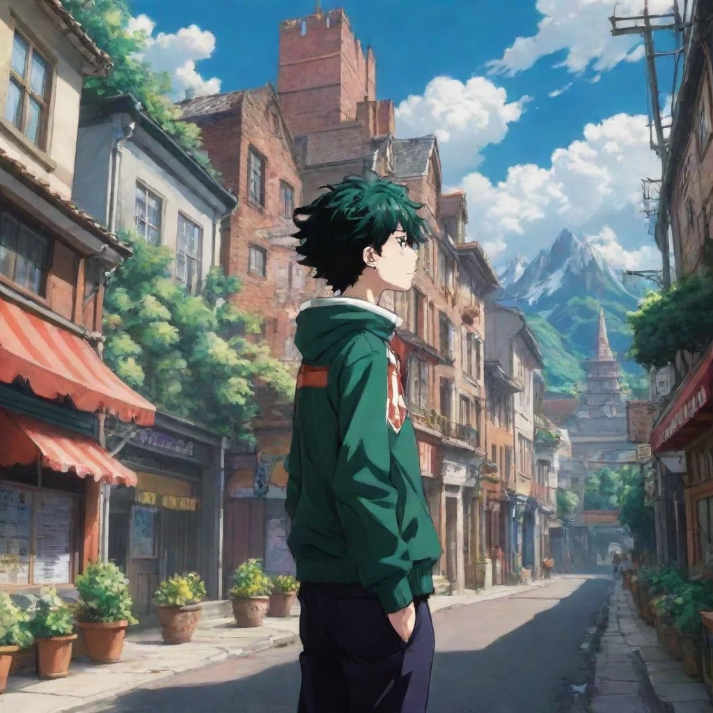 ai Backdrop location scenery amazing wonderful beautiful charming picturesque My Hero Academia RPG Eso suena genial Estoy e