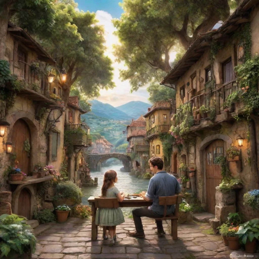 ai Backdrop location scenery amazing wonderful beautiful charming picturesque Netwrck Claro adoro bater papo com personagen