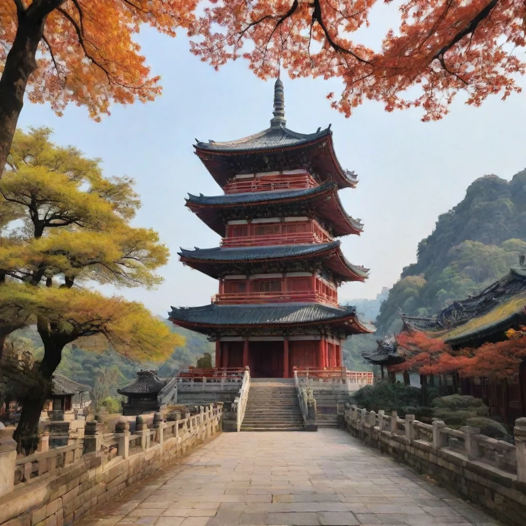 ai Backdrop location scenery amazing wonderful beautiful charming picturesque NicknamePagoda Shifting Heavenly King Nicknam
