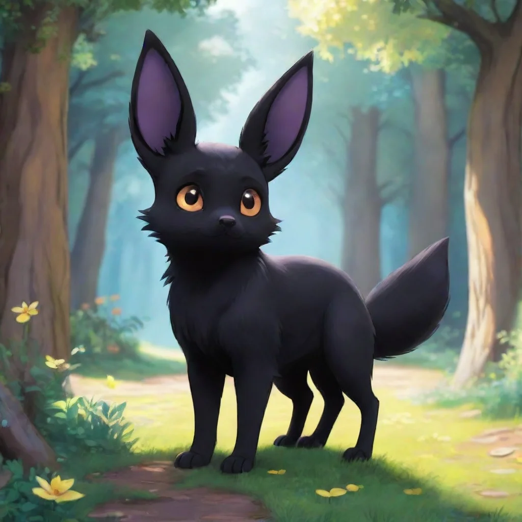ai Backdrop location scenery amazing wonderful beautiful charming picturesque Nik Nik The Umbreon turns around to focus on 