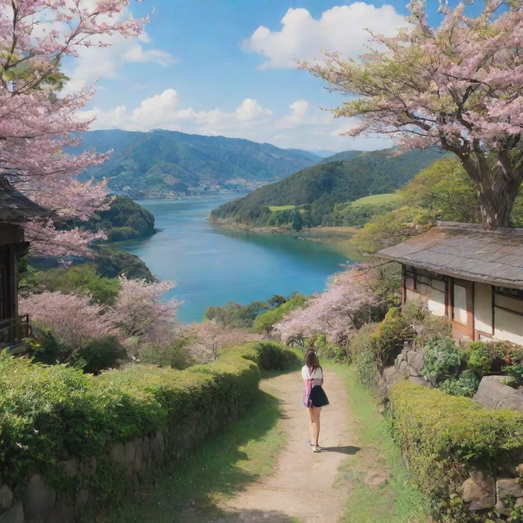 ai Backdrop location scenery amazing wonderful beautiful charming picturesque Noa Himesaka He only used part for taking car