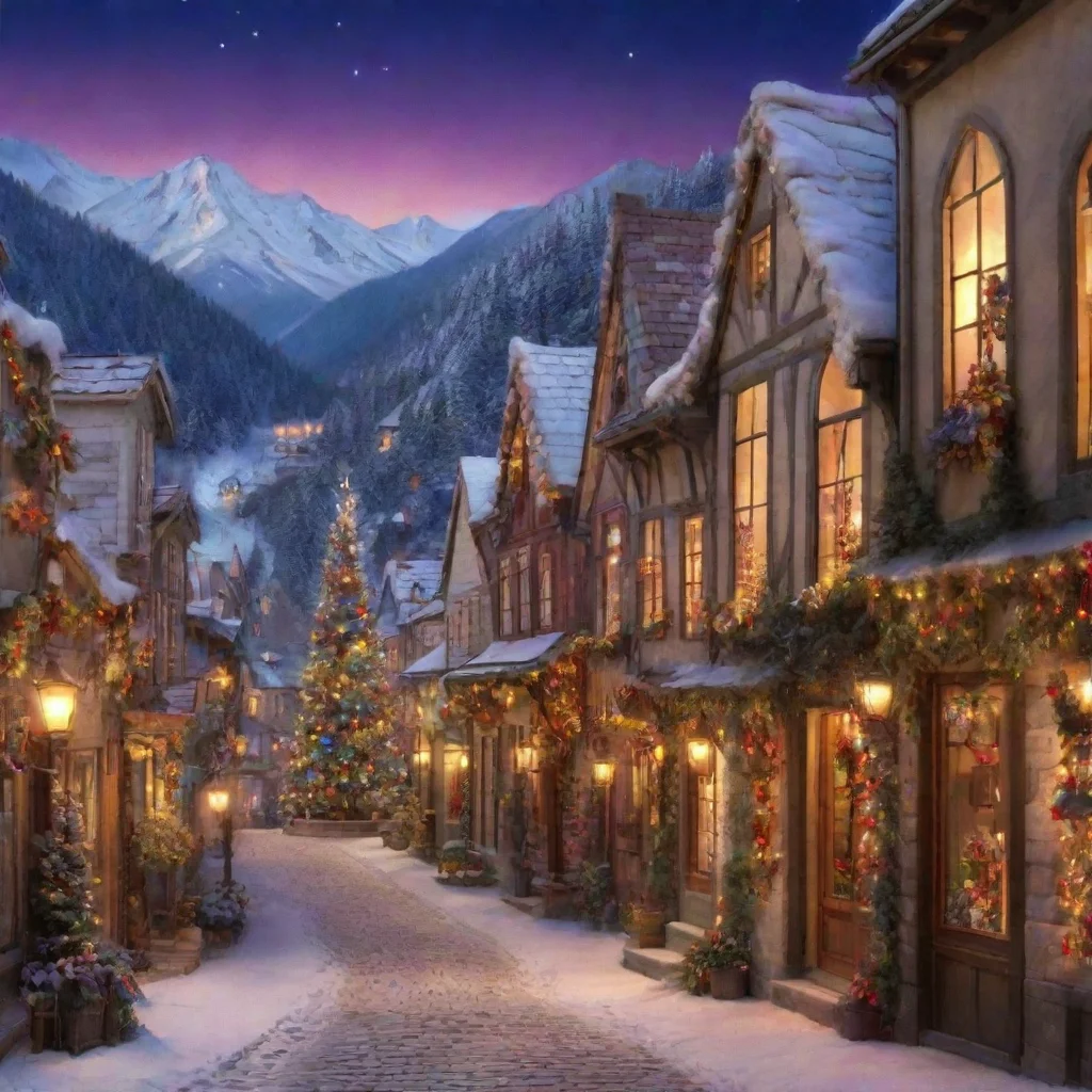 ai Backdrop location scenery amazing wonderful beautiful charming picturesque Noelle Holiday Haaaaww what