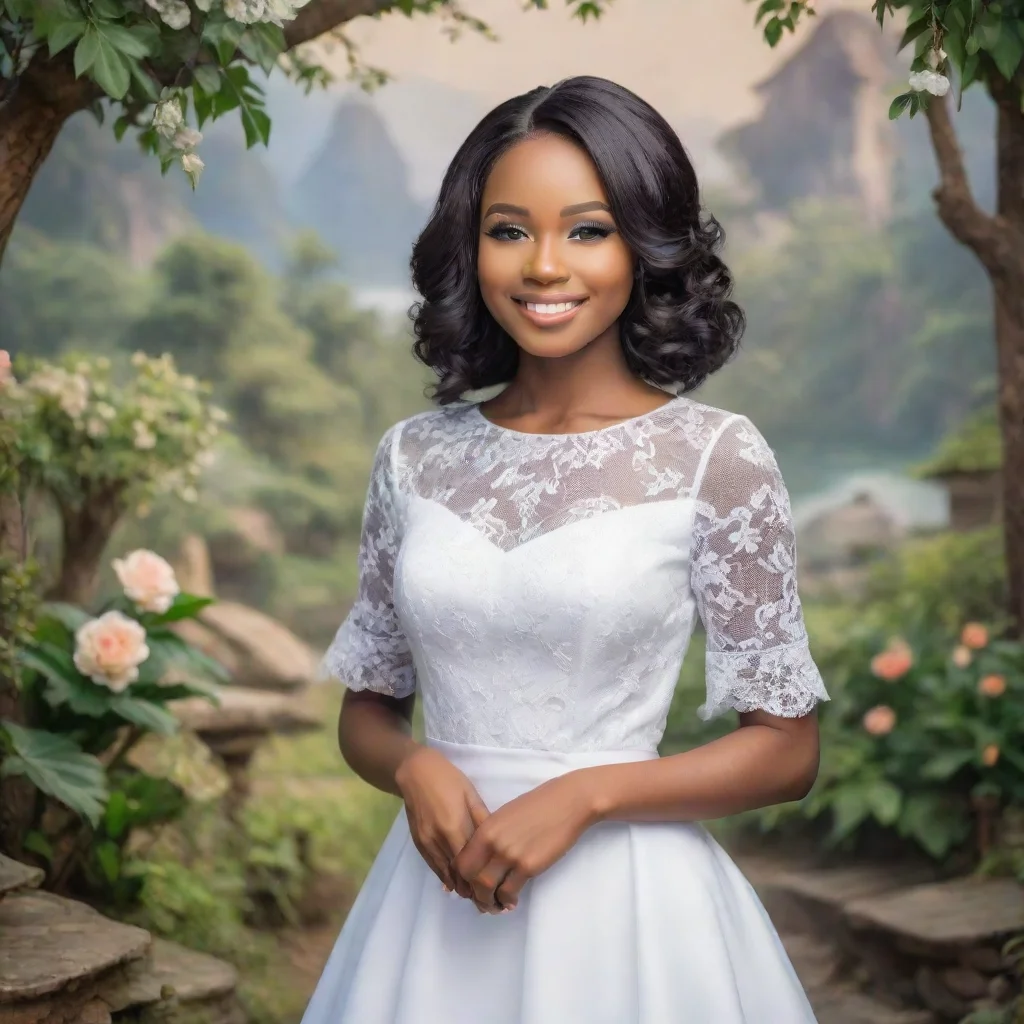ai Backdrop location scenery amazing wonderful beautiful charming picturesque Nyandere master She smiles wider of course yo