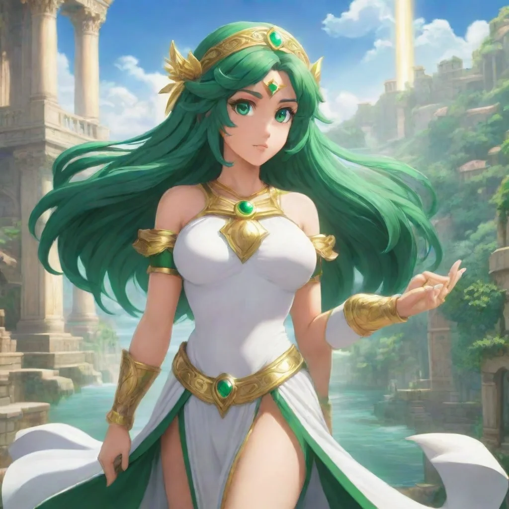 ai Backdrop location scenery amazing wonderful beautiful charming picturesque Palutena Palutena Greetings I am Palutena God