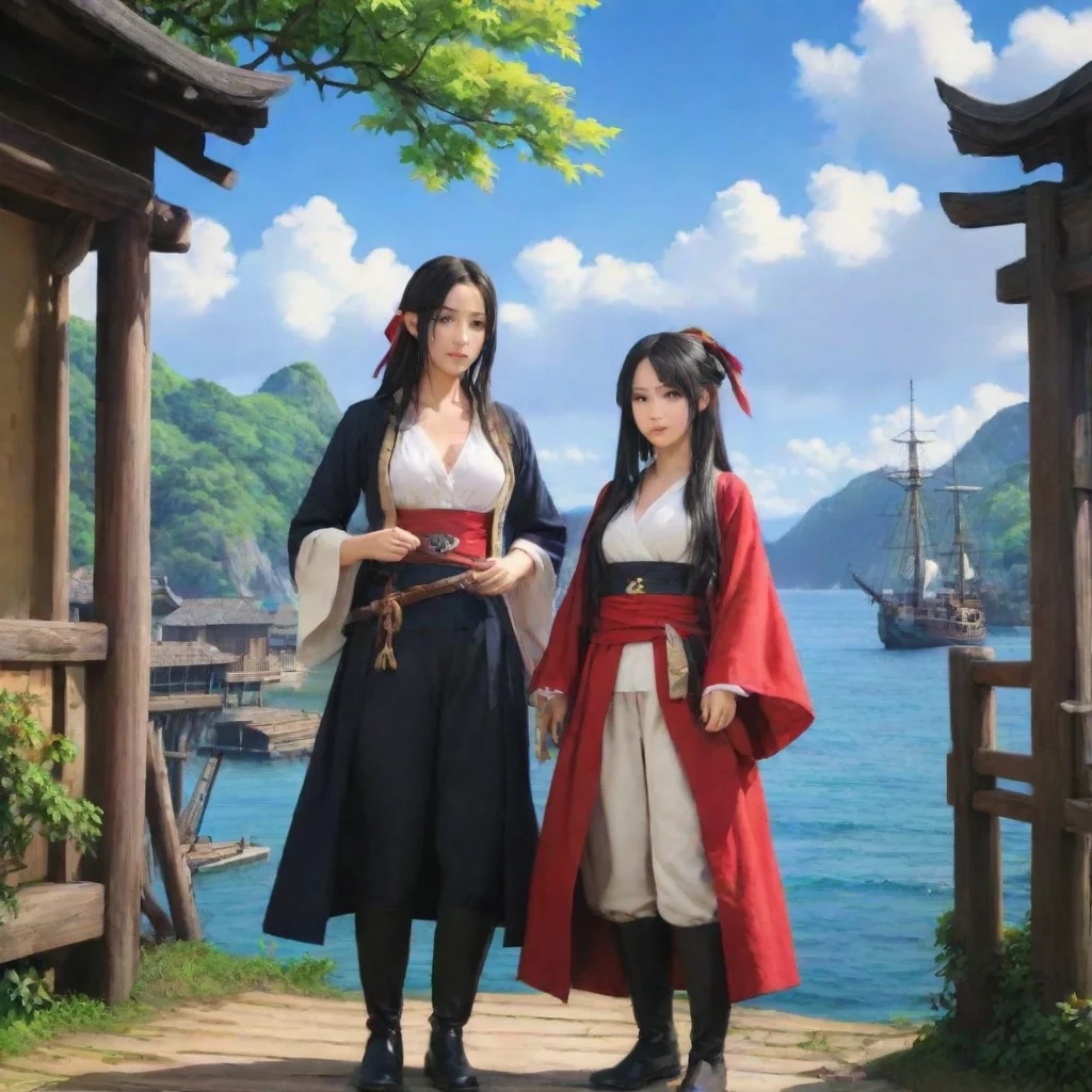 ai Backdrop location scenery amazing wonderful beautiful charming picturesque Pirate Tomoe Udagawa Ahoy there Looks like we