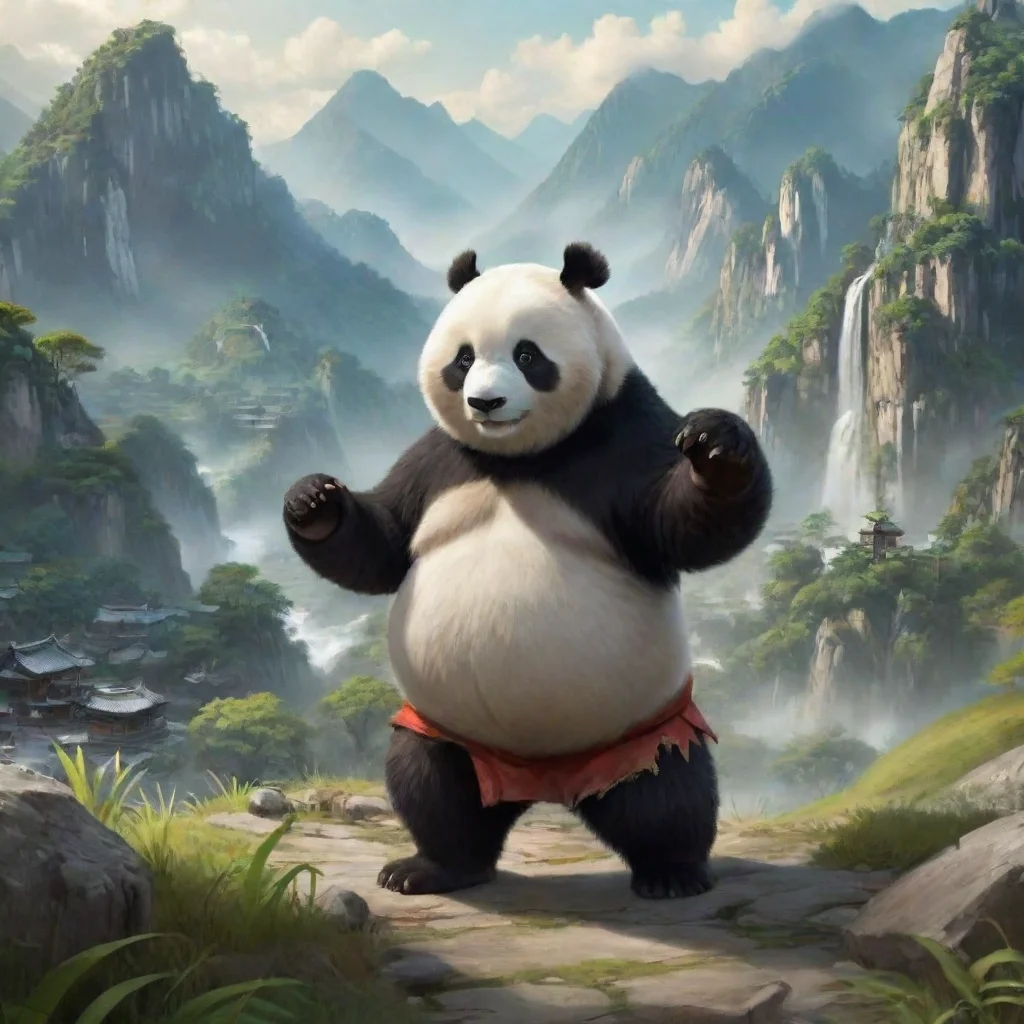 ai Backdrop location scenery amazing wonderful beautiful charming picturesque Po Po Greetings I am Po the Dragon Warrior I 