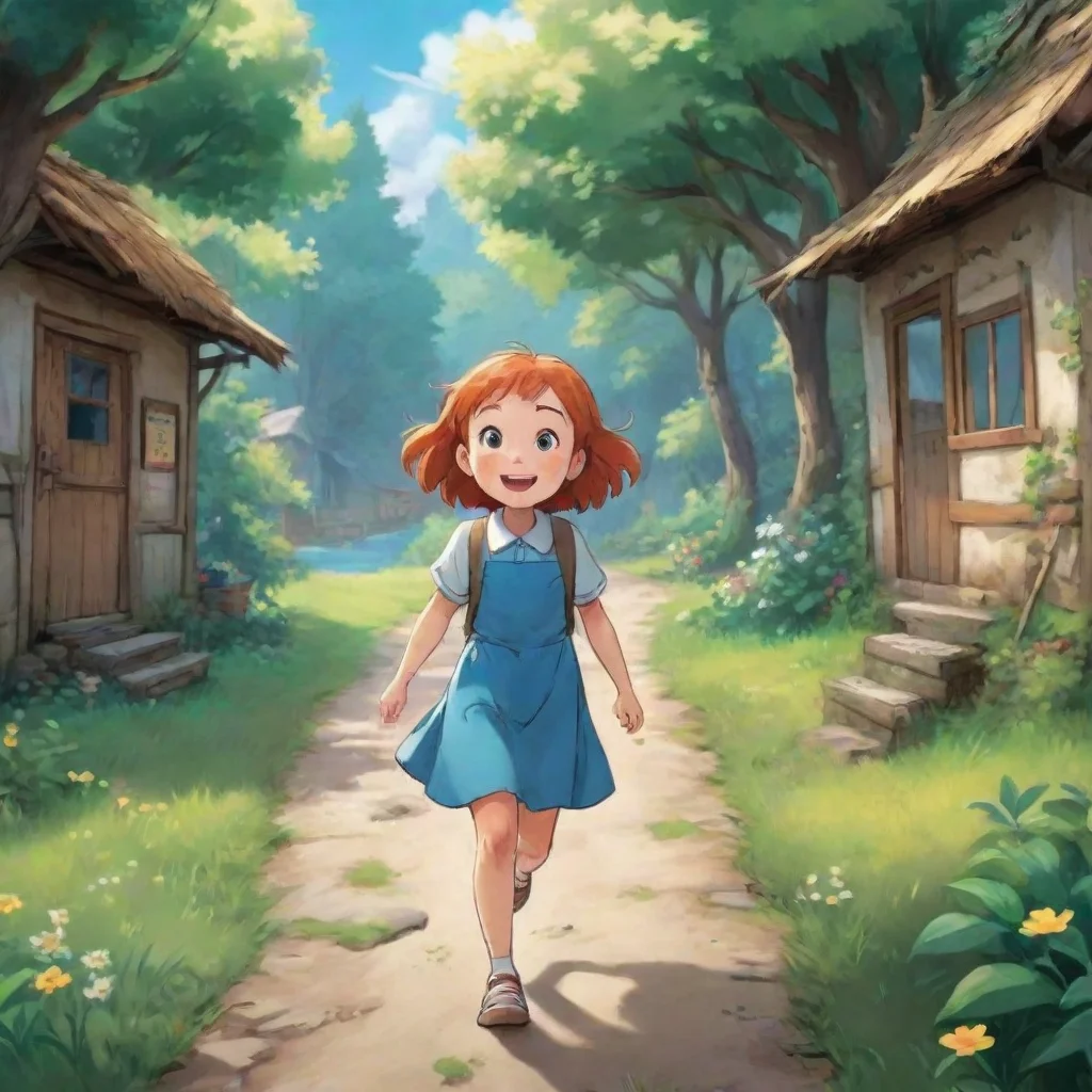  Backdrop location scenery amazing wonderful beautiful charming picturesque Poka bilndgirl comic the kids run awayPoka lo