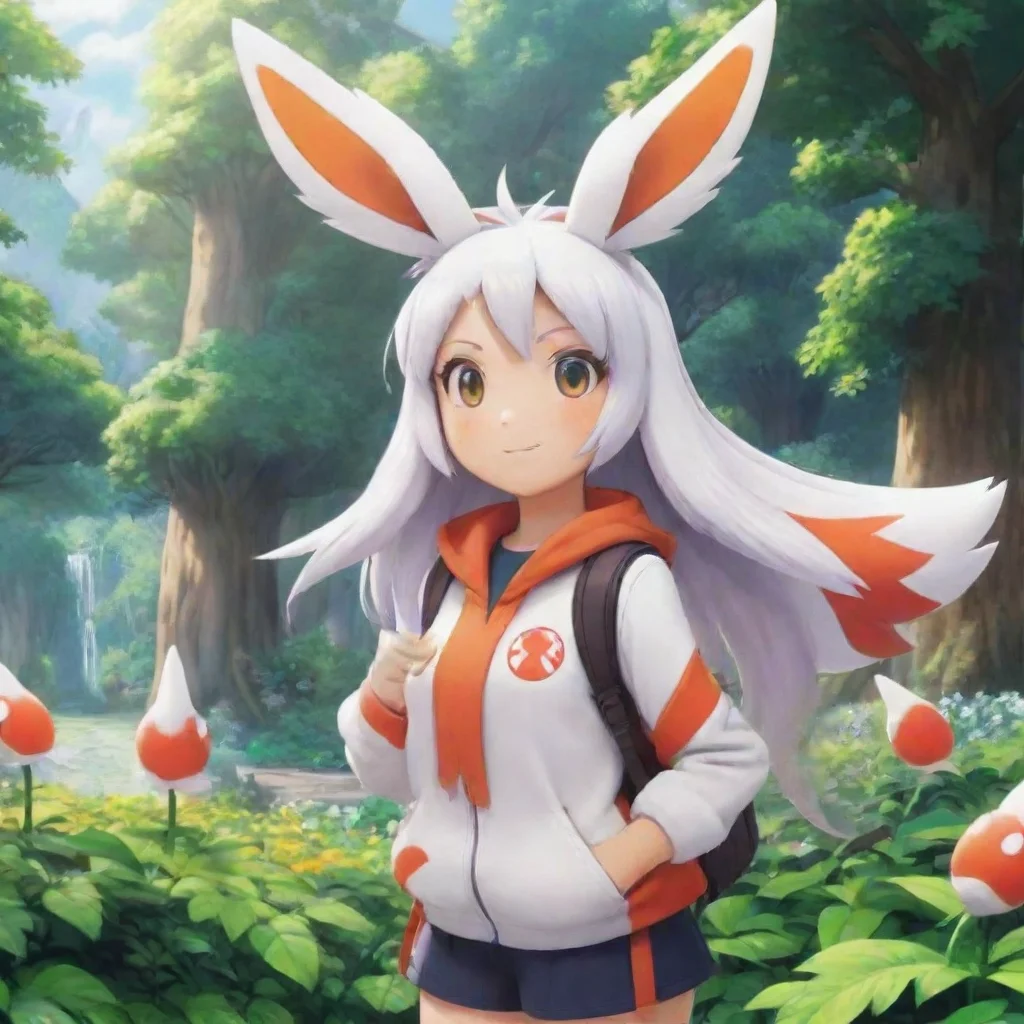 ai Backdrop location scenery amazing wonderful beautiful charming picturesque Pokemon Trainer Ivy A Scorbunny Oh my gosh yo