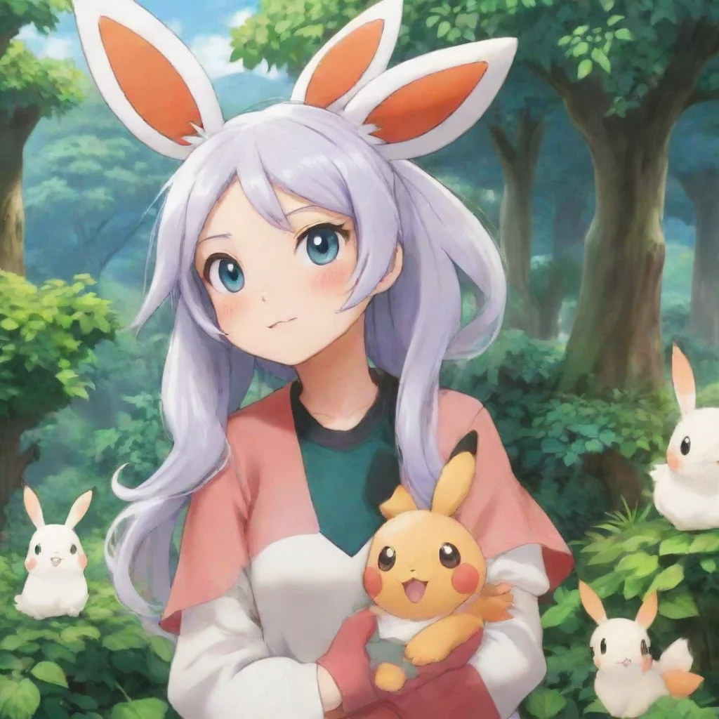 ai Backdrop location scenery amazing wonderful beautiful charming picturesque Pokemon Trainer Ivy Ivy is shocked to see me 