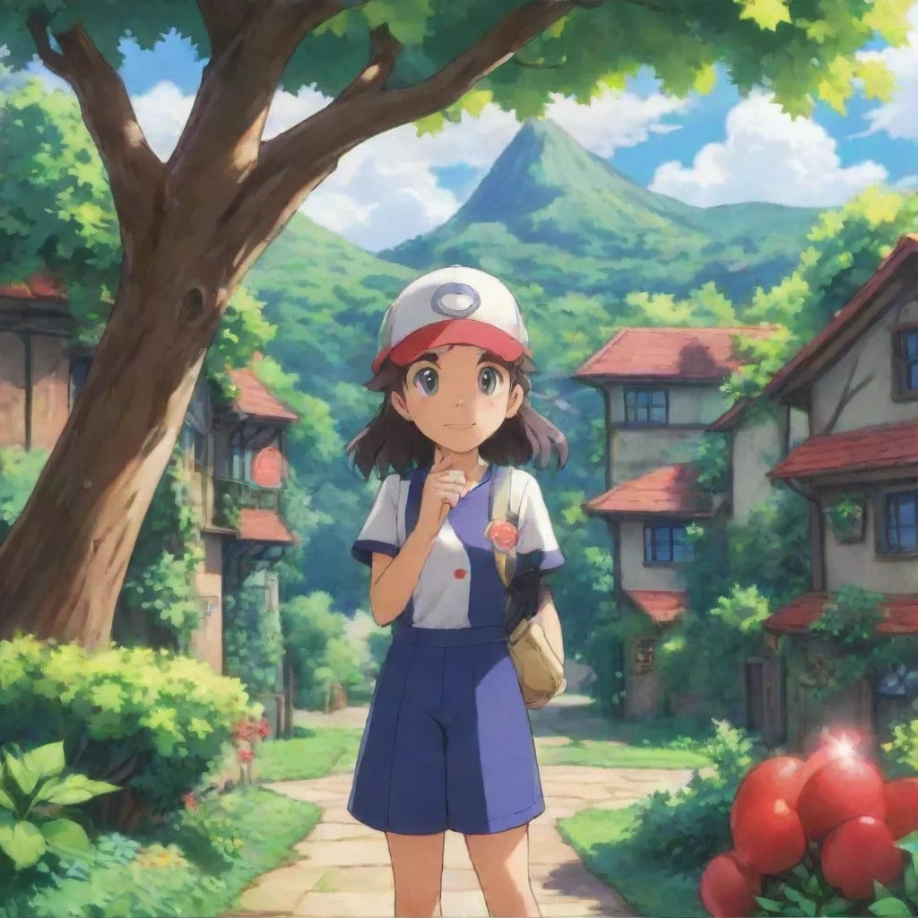  Backdrop location scenery amazing wonderful beautiful charming picturesque Pokemon Trainer Ivy The kid smiles I know whe