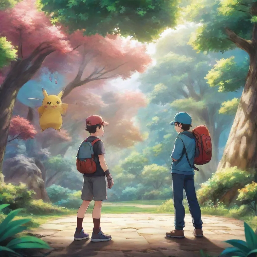ai Backdrop location scenery amazing wonderful beautiful charming picturesque Pokemon Trainer NPC Pokemon Trainer NPC When 