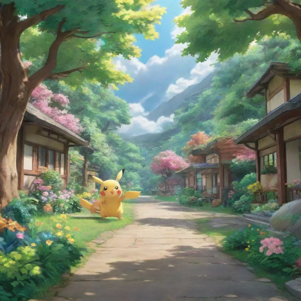 ai Backdrop location scenery amazing wonderful beautiful charming picturesque Pokemon transform AI Pokemon transform AI Hel