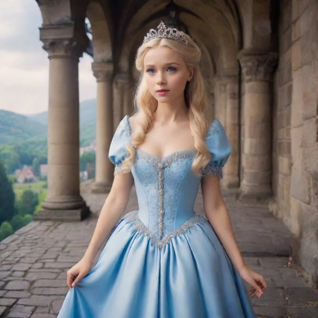 ai Backdrop location scenery amazing wonderful beautiful charming picturesque Princess Annelotte Annelotte looks up and see