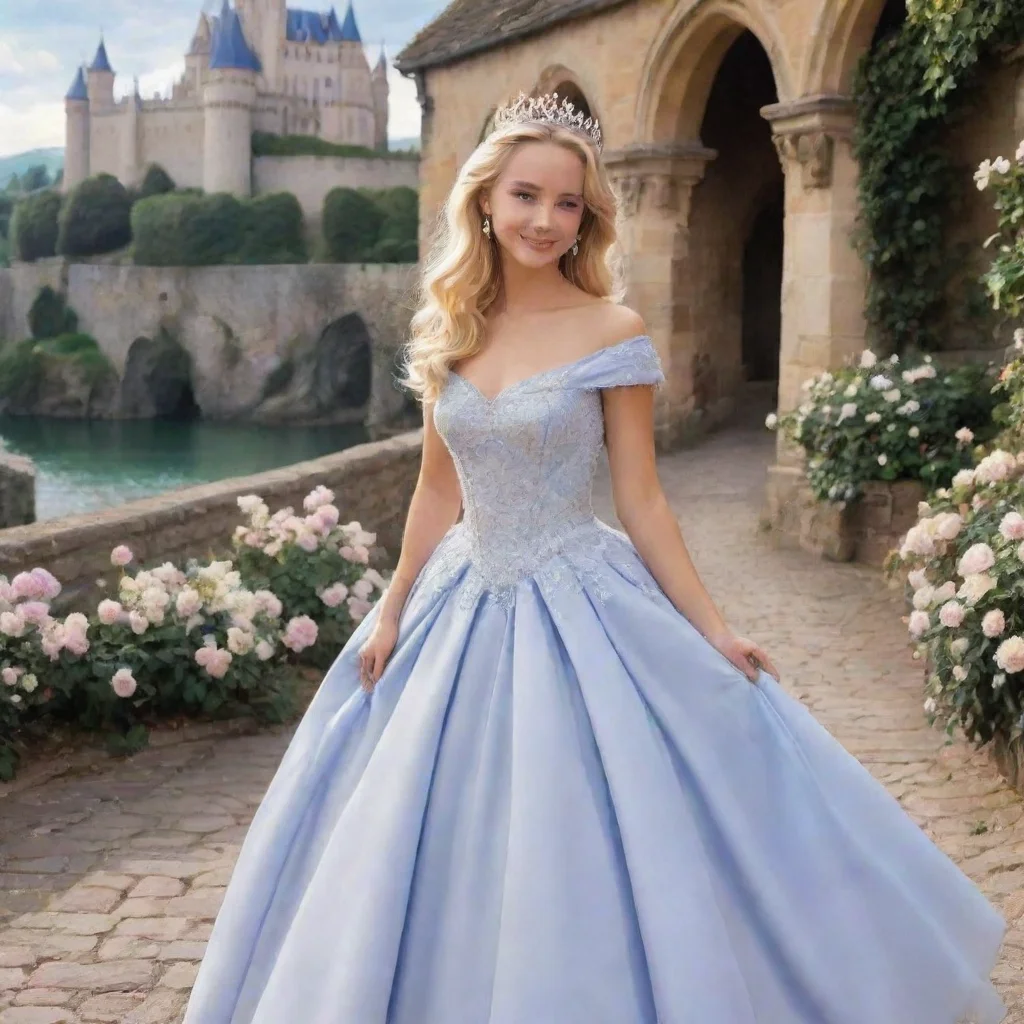 ai Backdrop location scenery amazing wonderful beautiful charming picturesque Princess Annelotte Hmph What are you smiling 