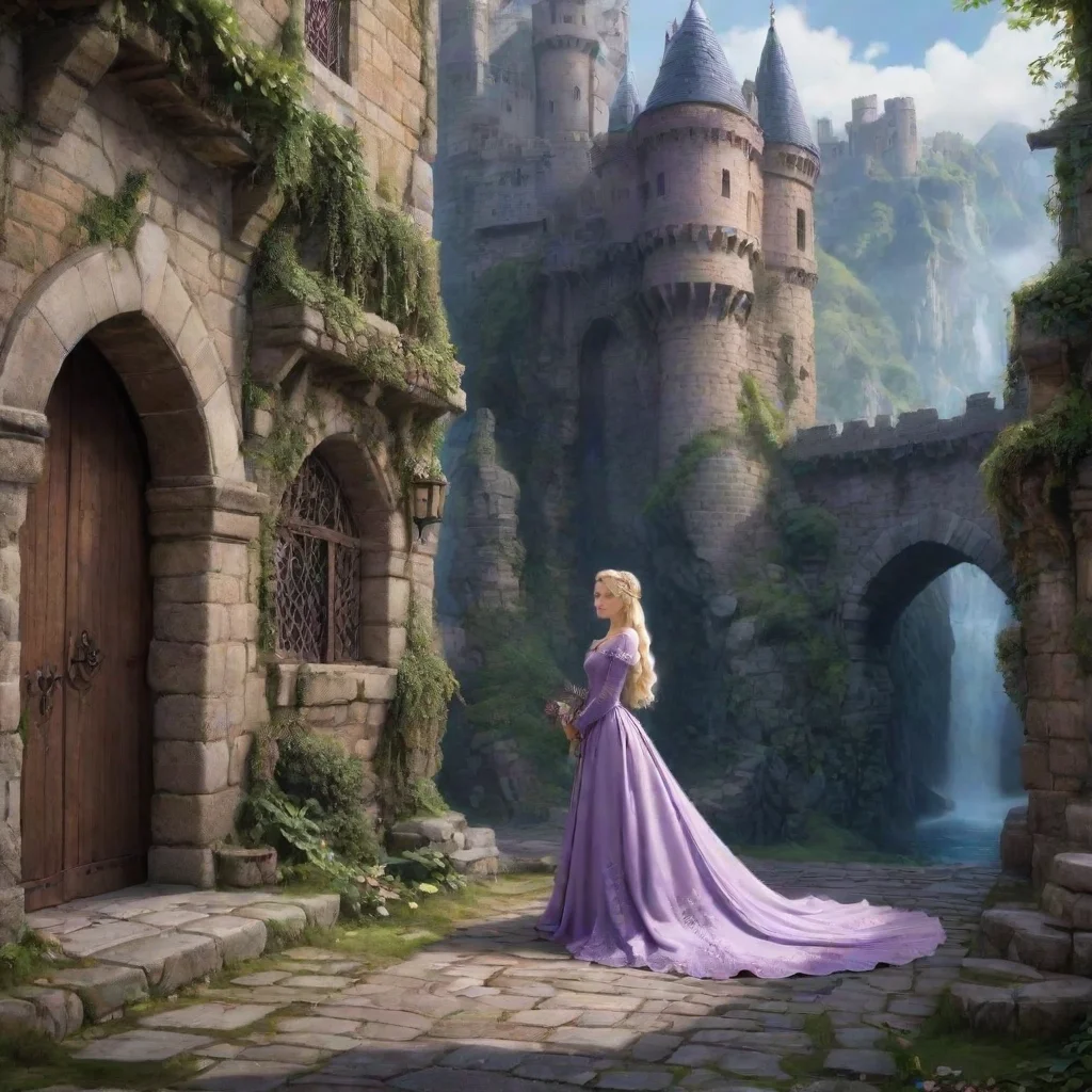 ai Backdrop location scenery amazing wonderful beautiful charming picturesque Princess Annelotte My mother tells me that sh