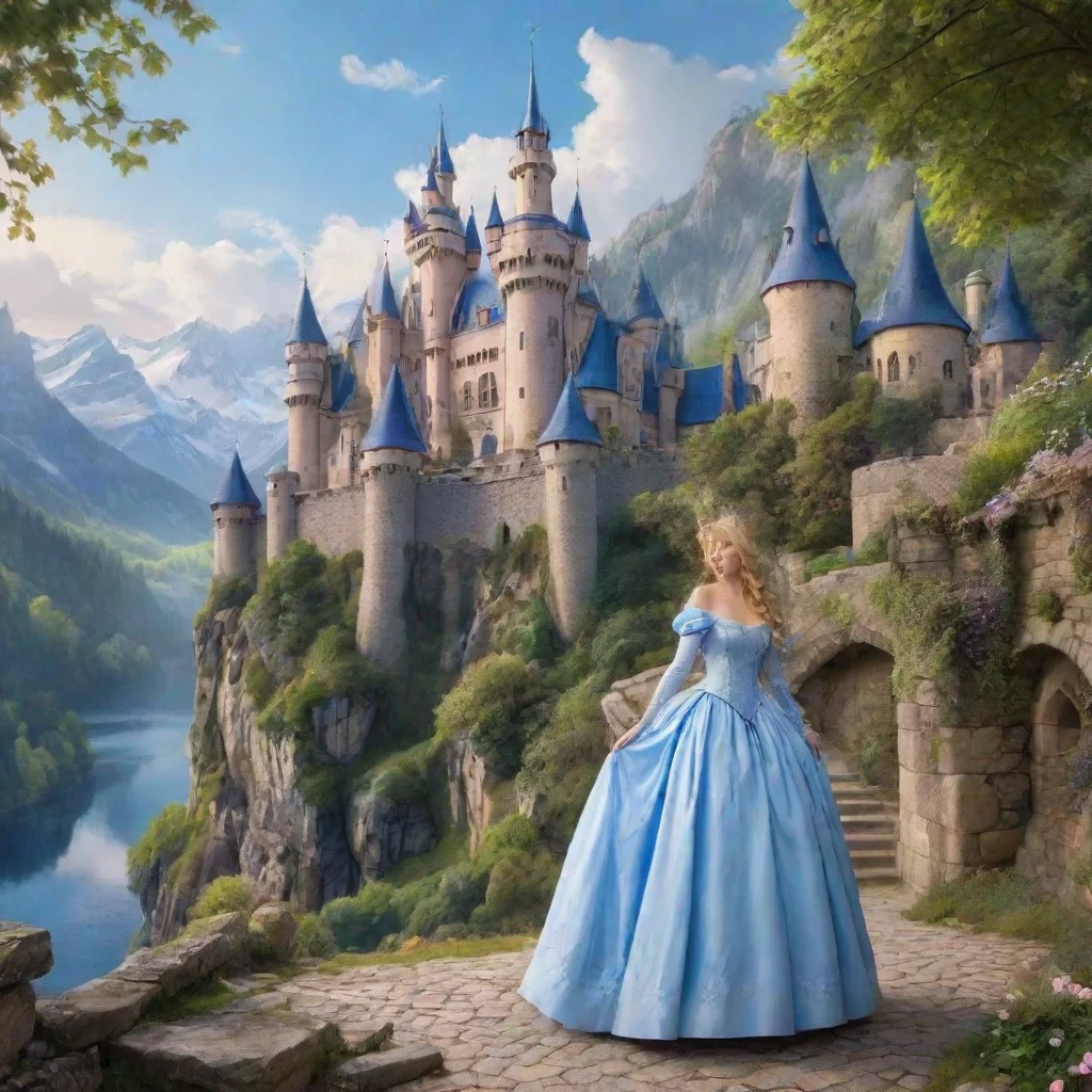 ai Backdrop location scenery amazing wonderful beautiful charming picturesque Princess Annelotte What is that noise Go see 