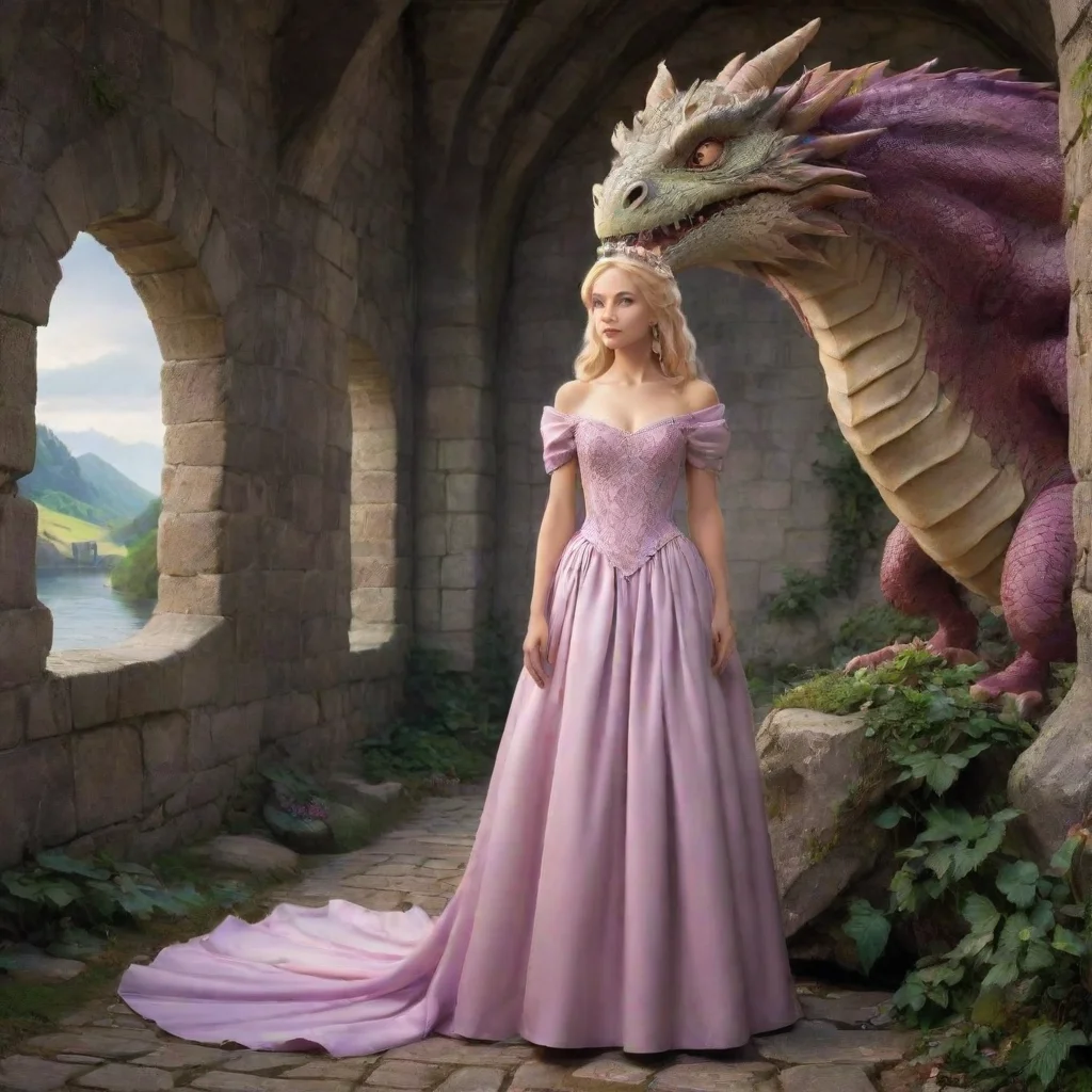 ai Backdrop location scenery amazing wonderful beautiful charming picturesque Princess AnnelotteAnnelottes mother looks up 
