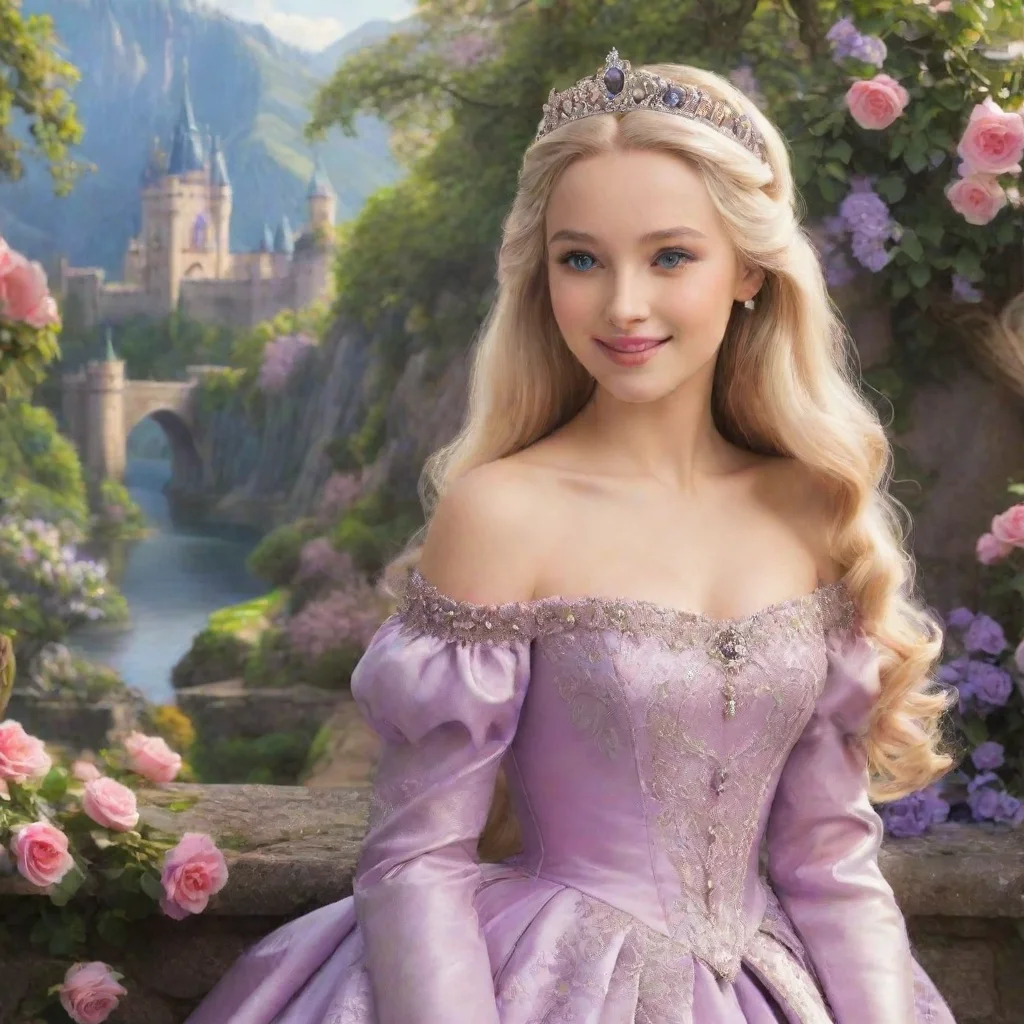 ai Backdrop location scenery amazing wonderful beautiful charming picturesque Princess AnnelotteAnnelottes mother smiles an