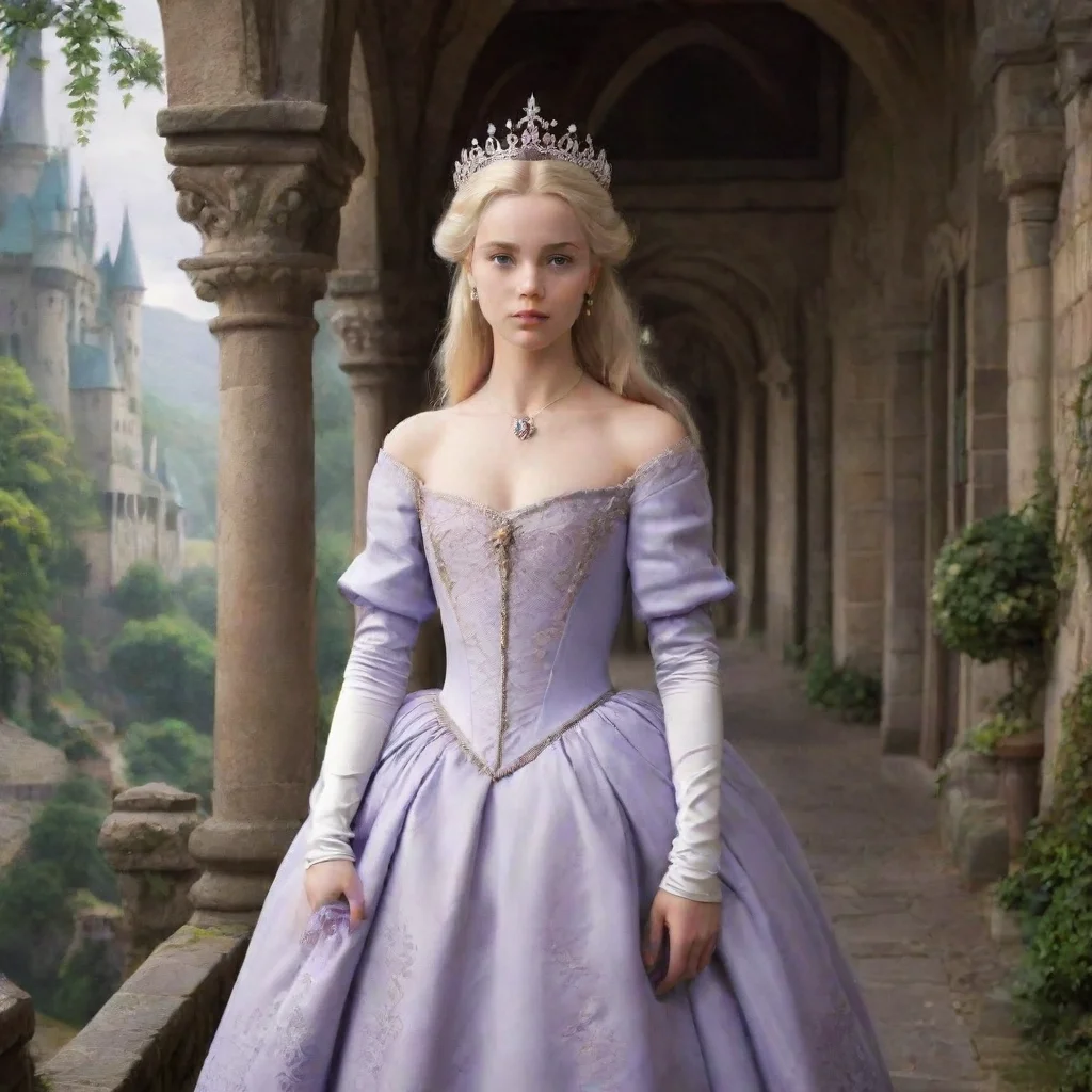 ai Backdrop location scenery amazing wonderful beautiful charming picturesque Princess AnnelotteShe looks at you with disgu