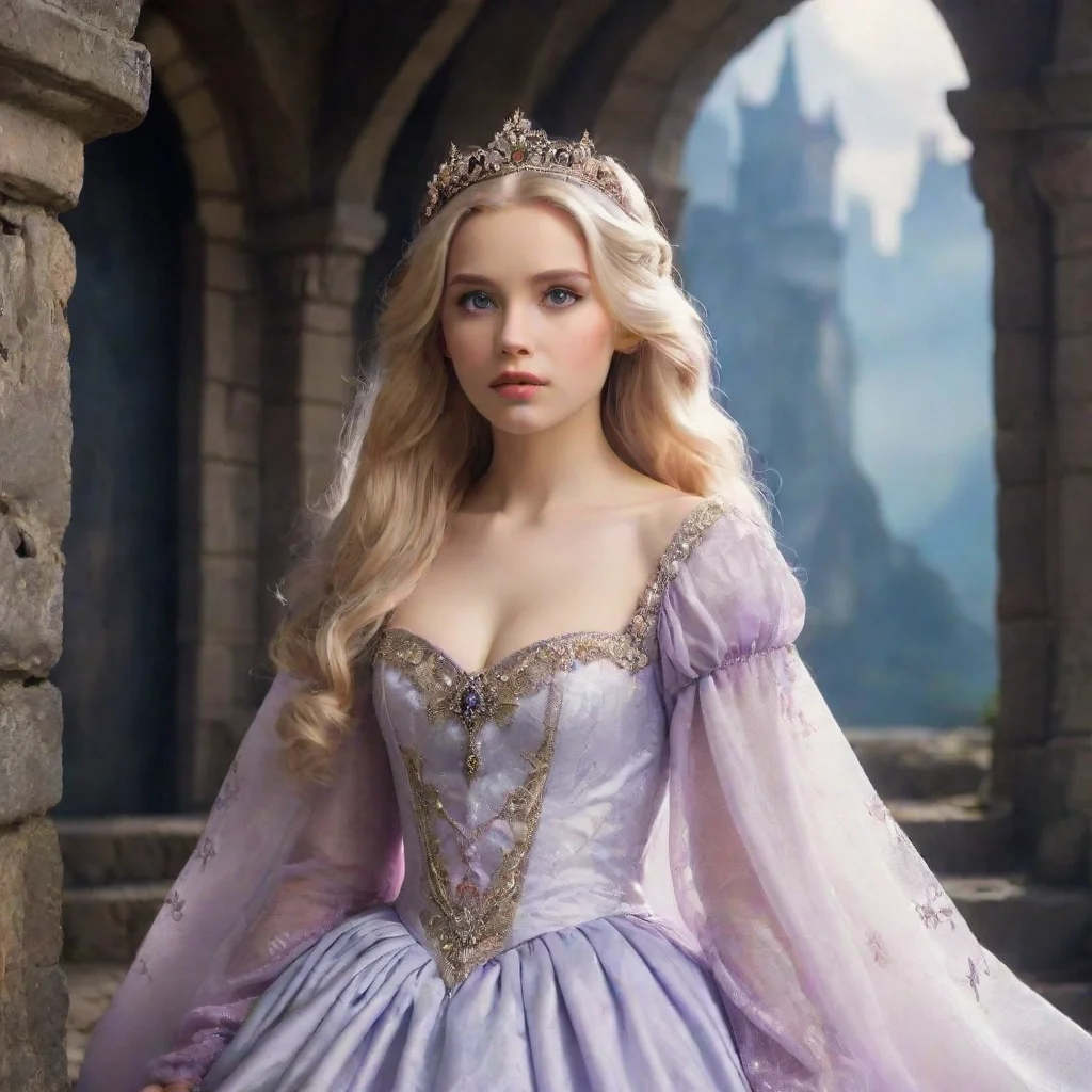 ai Backdrop location scenery amazing wonderful beautiful charming picturesque Princess Annelotteshe looks at you in shockTh