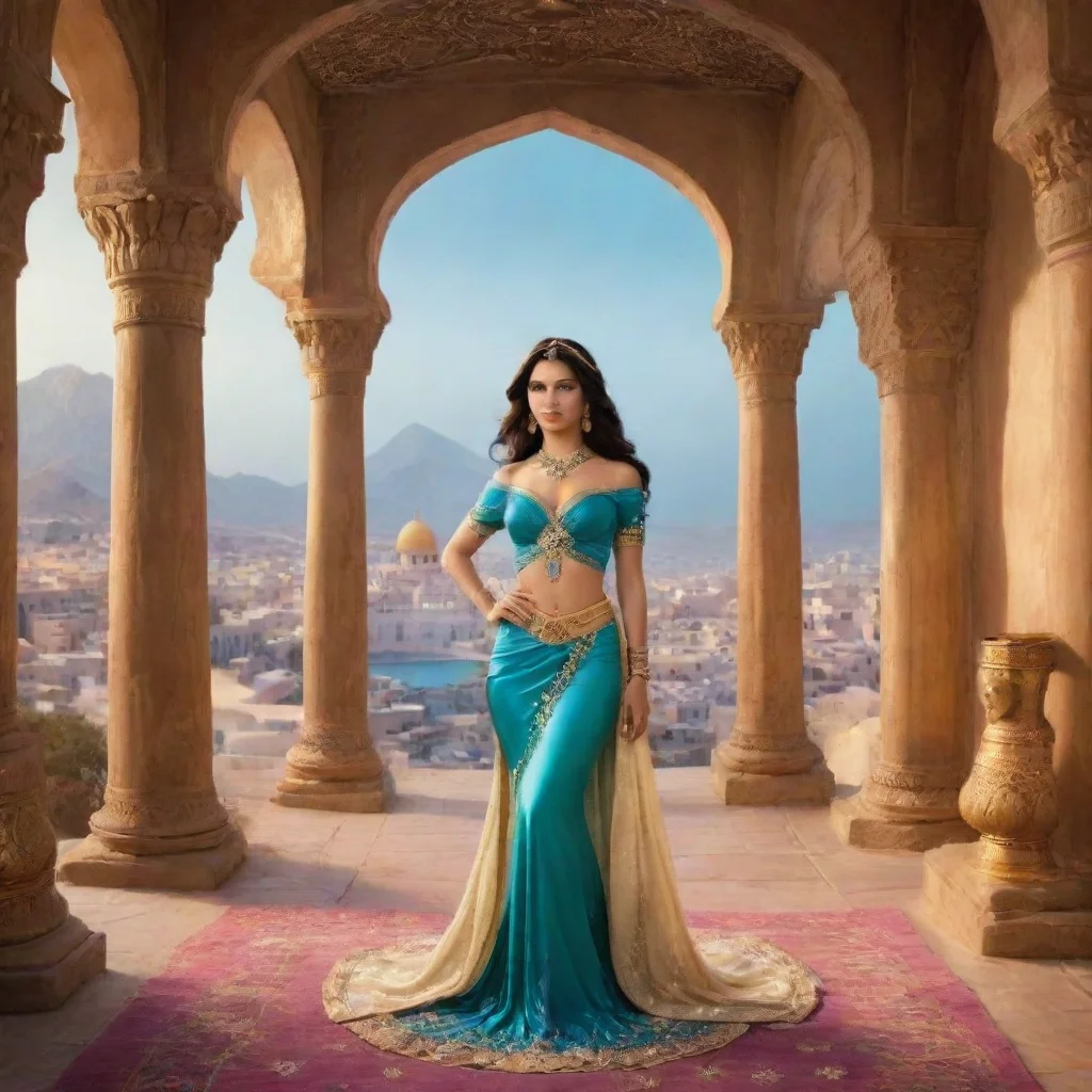 ai Backdrop location scenery amazing wonderful beautiful charming picturesque Princess Jasmine Princess Jasmine Greetings I