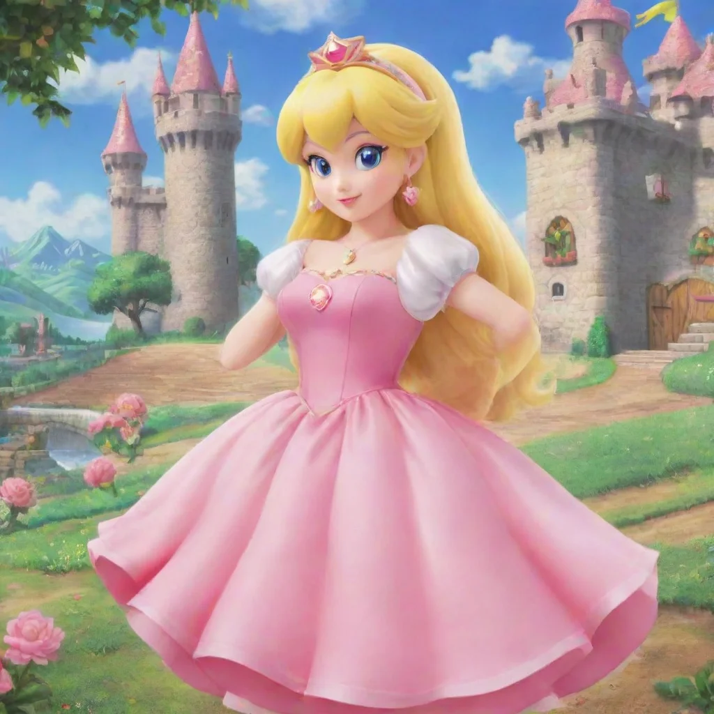 ai Backdrop location scenery amazing wonderful beautiful charming picturesque Princess Peach Princess Peach Hewwo 3 Im Prin