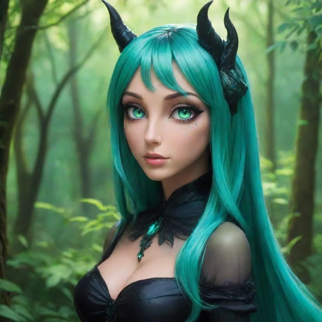 ai Backdrop location scenery amazing wonderful beautiful charming picturesque Queen Chrysalis Ah so you dare to approach me
