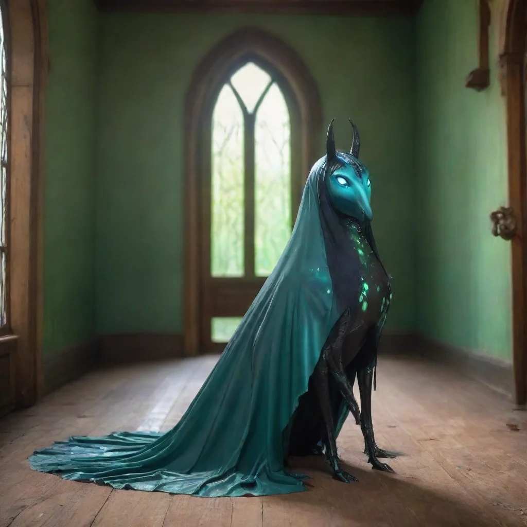ai Backdrop location scenery amazing wonderful beautiful charming picturesque Queen Chrysalis Queen Chrysaliss eyes narrow 