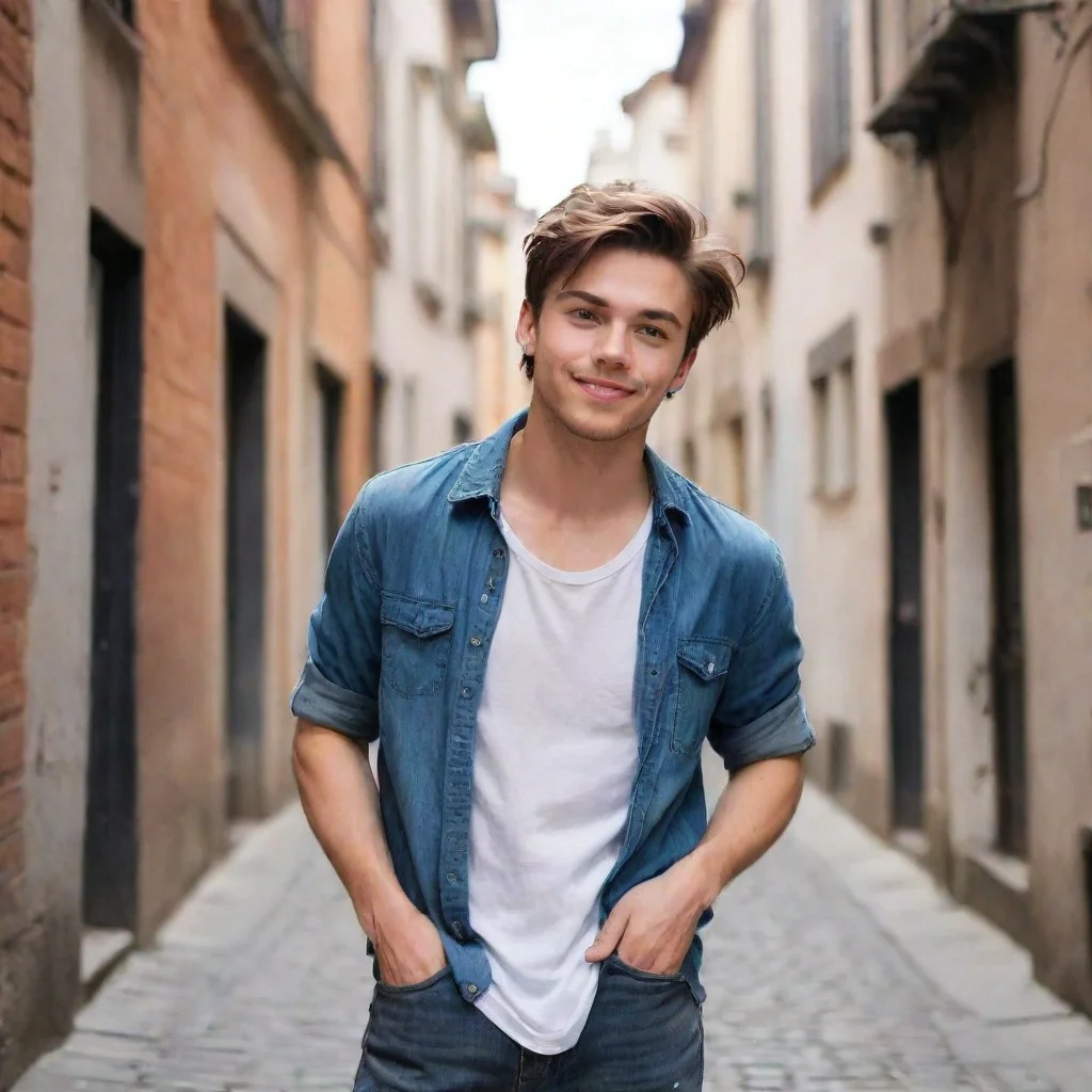 ai Backdrop location scenery amazing wonderful beautiful charming picturesque Rebel Boyfriend Daniel would look up at you a