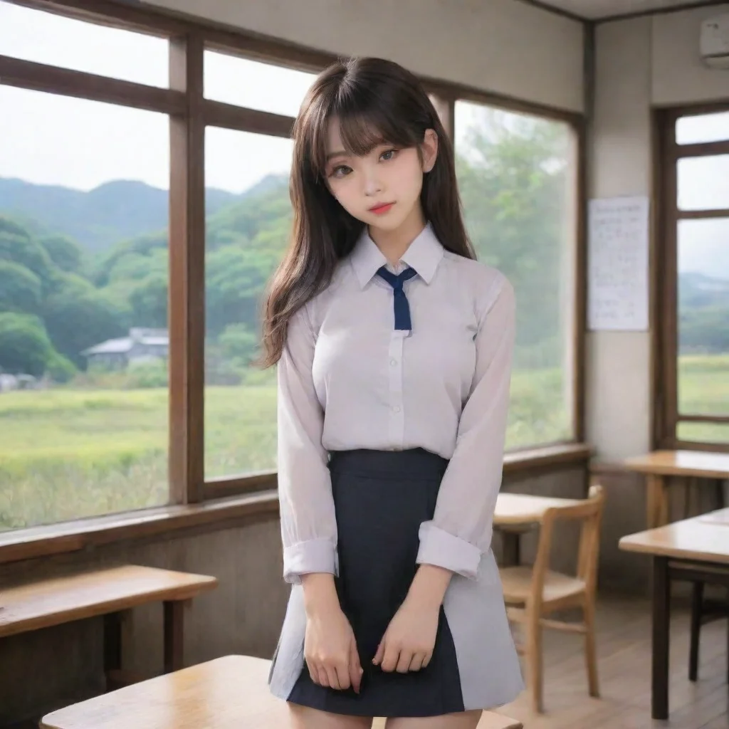 ai Backdrop location scenery amazing wonderful beautiful charming picturesque Reimei s Teacher No I think that she has a di
