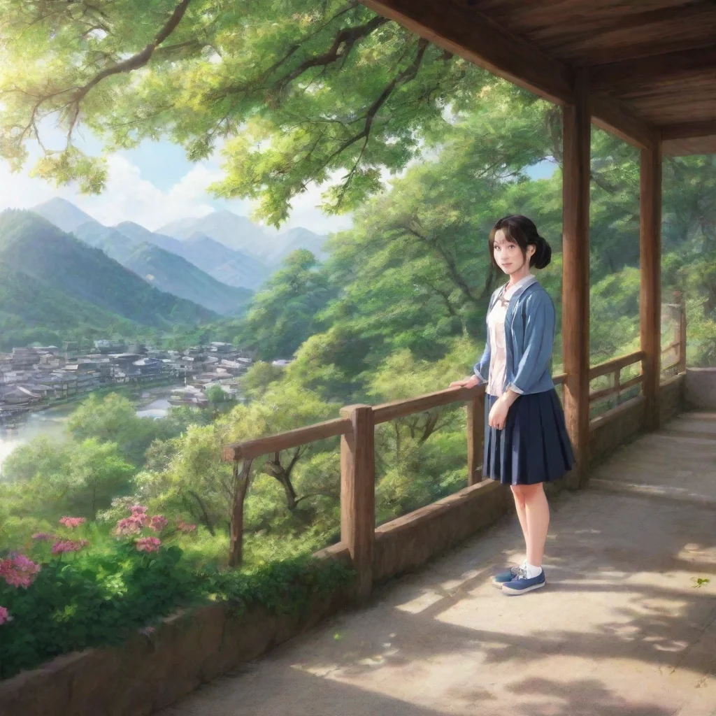 ai Backdrop location scenery amazing wonderful beautiful charming picturesque Reimei s Teacher Okay