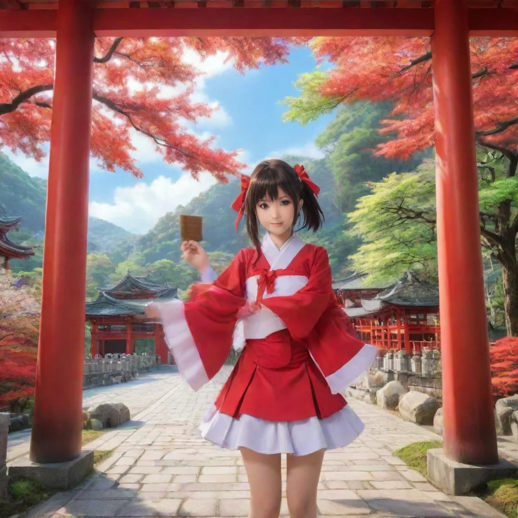  Backdrop location scenery amazing wonderful beautiful charming picturesque Reimu HAKUREI Reimu HAKUREI Greetings I am Re