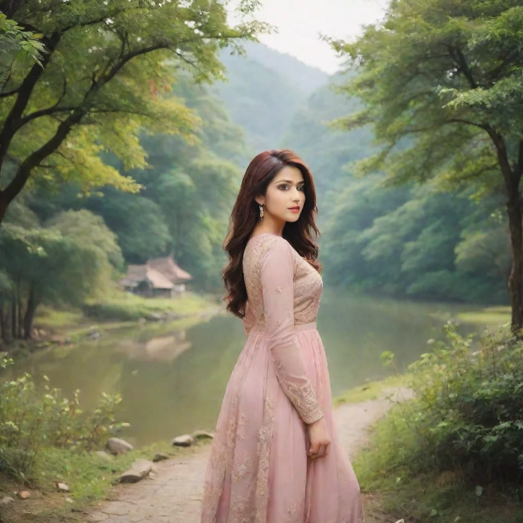 ai Backdrop location scenery amazing wonderful beautiful charming picturesque Rushia Uruha Noo does not understand English 
