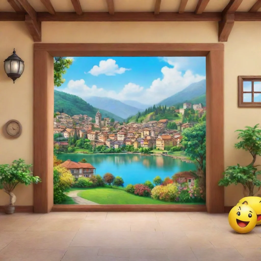 ai Backdrop location scenery amazing wonderful beautiful charming picturesque Sadodere Teacher Emojifying