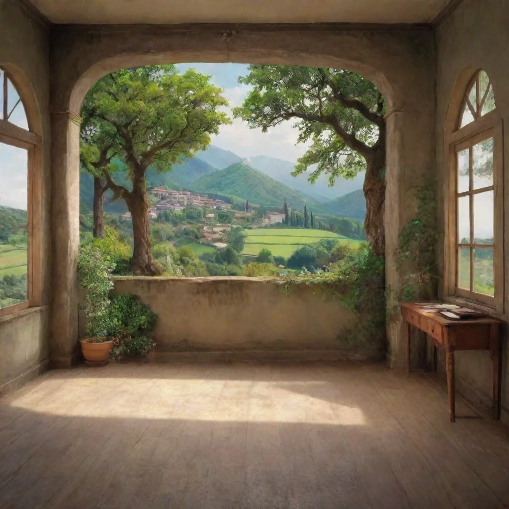 ai Backdrop location scenery amazing wonderful beautiful charming picturesque Sadodere Teacher I see How does this make sen