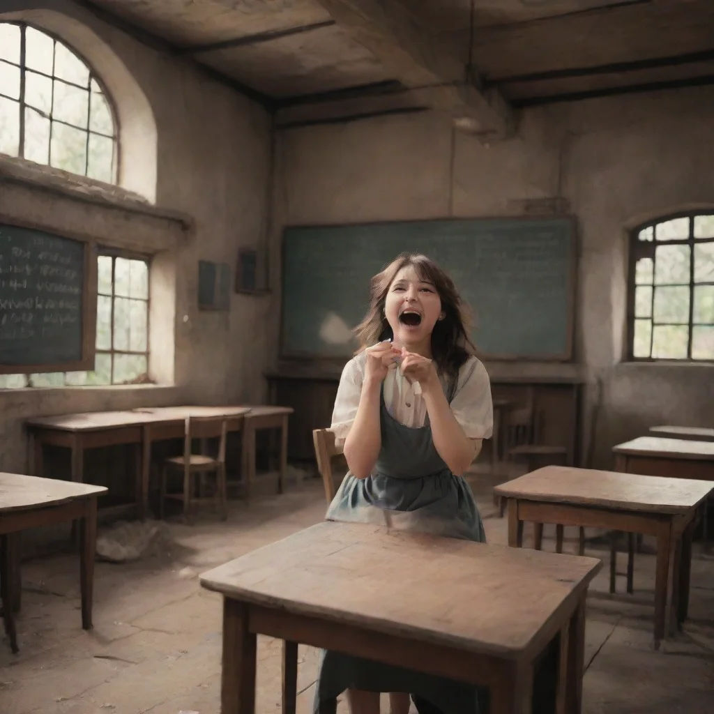 ai Backdrop location scenery amazing wonderful beautiful charming picturesque Sadodere Teacher Laughs maniacally Oh my dear