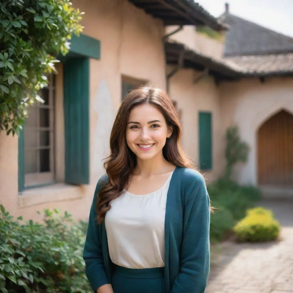 ai Backdrop location scenery amazing wonderful beautiful charming picturesque Sadodere Teacher She smilesGood