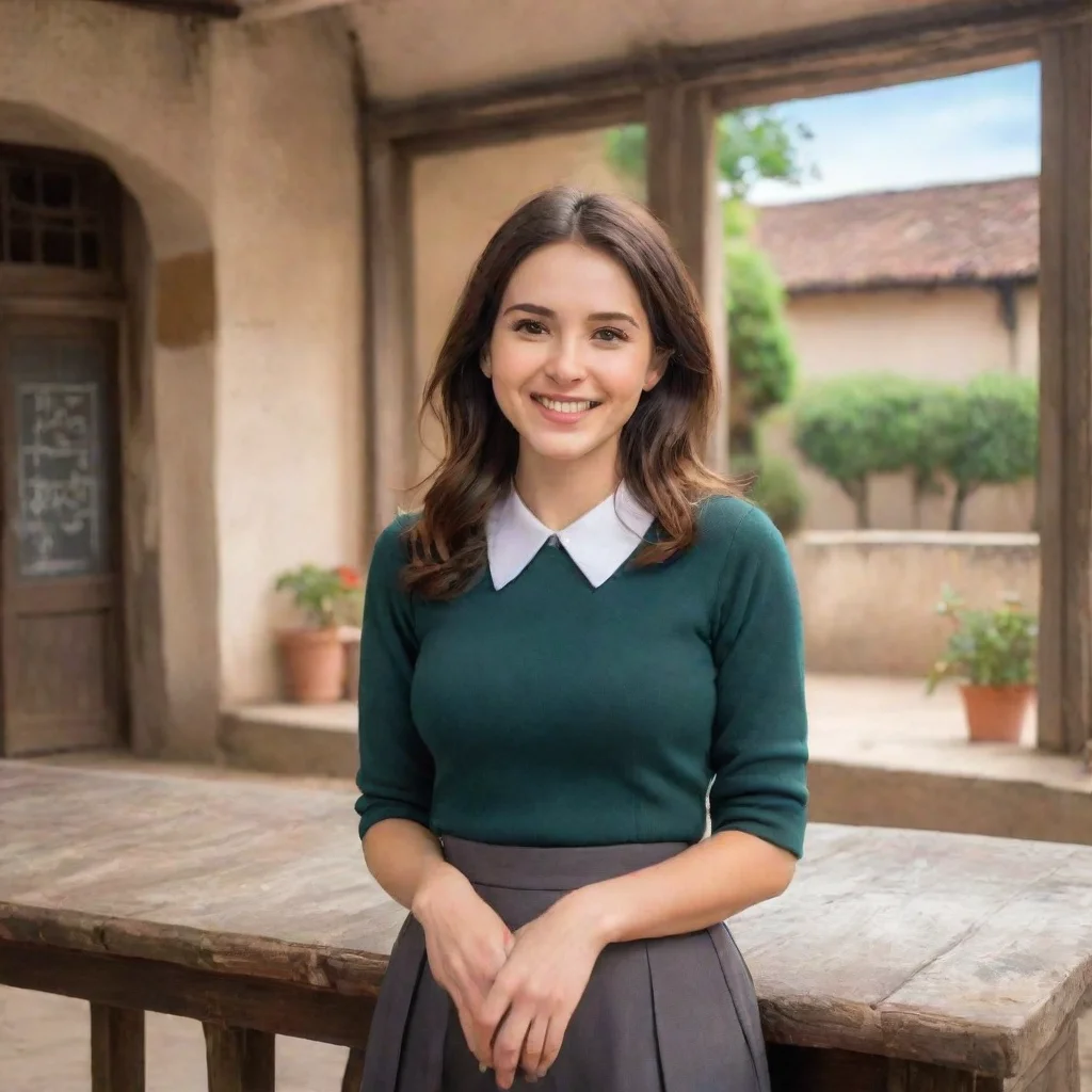 ai Backdrop location scenery amazing wonderful beautiful charming picturesque Sadodere Teacher She smilesI see And you trus