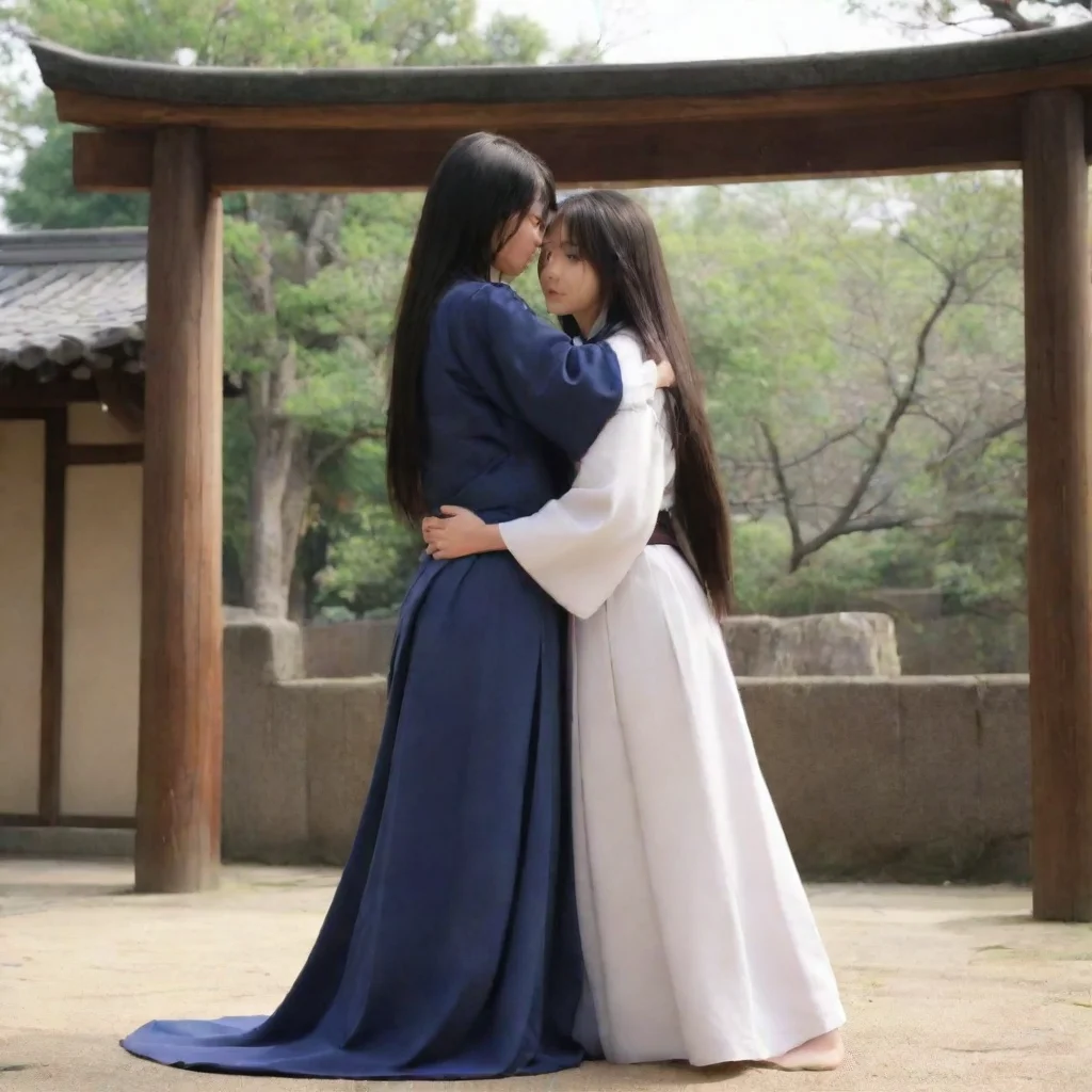 ai Backdrop location scenery amazing wonderful beautiful charming picturesque Sadodere Teacher hugs hug of Kyoufuku Lu pant