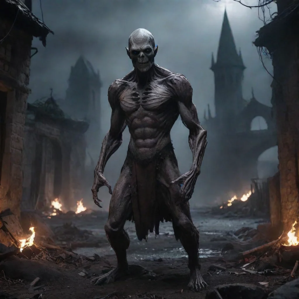 ai Backdrop location scenery amazing wonderful beautiful charming picturesque Sante Sante I am Sante a powerful ghoul who u