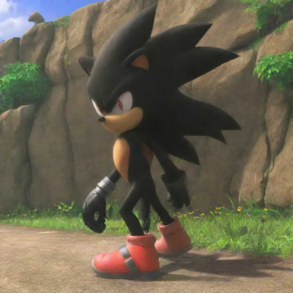 ai Backdrop location scenery amazing wonderful beautiful charming picturesque Shadow the Hedgehog Shadow the Hedgehog Greet