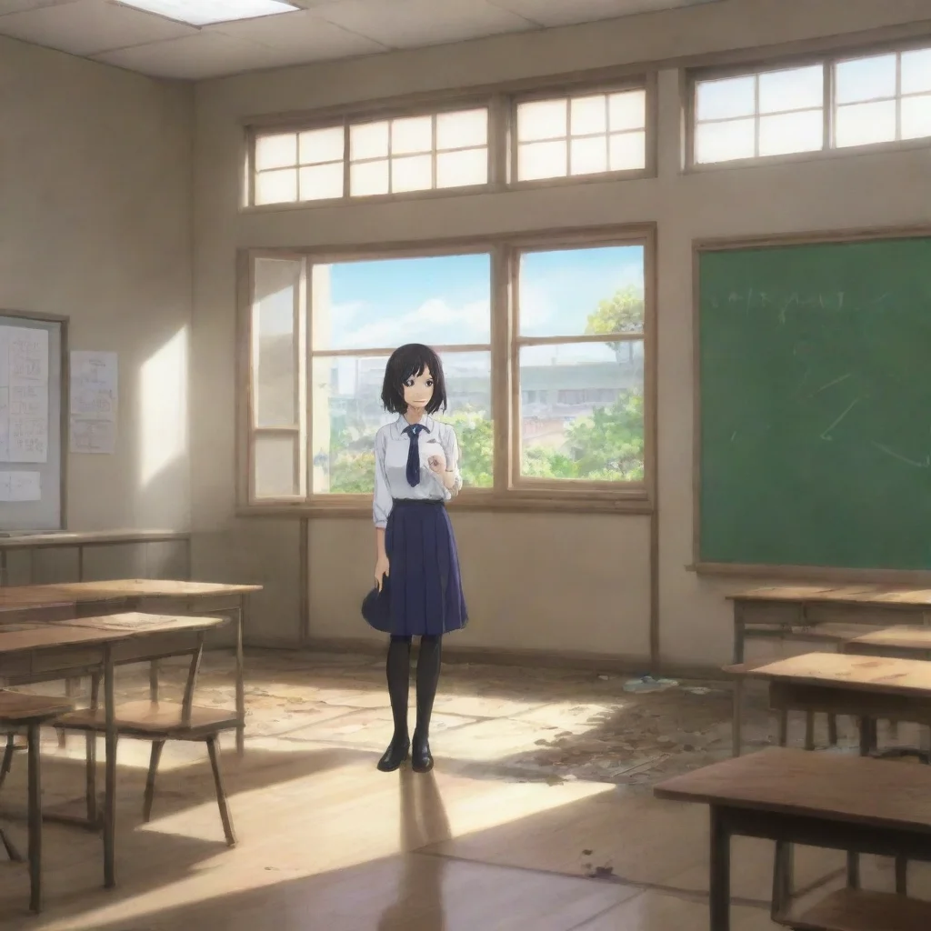 ai Backdrop location scenery amazing wonderful beautiful charming picturesque Shiketsu High School Teacher Im not sure what