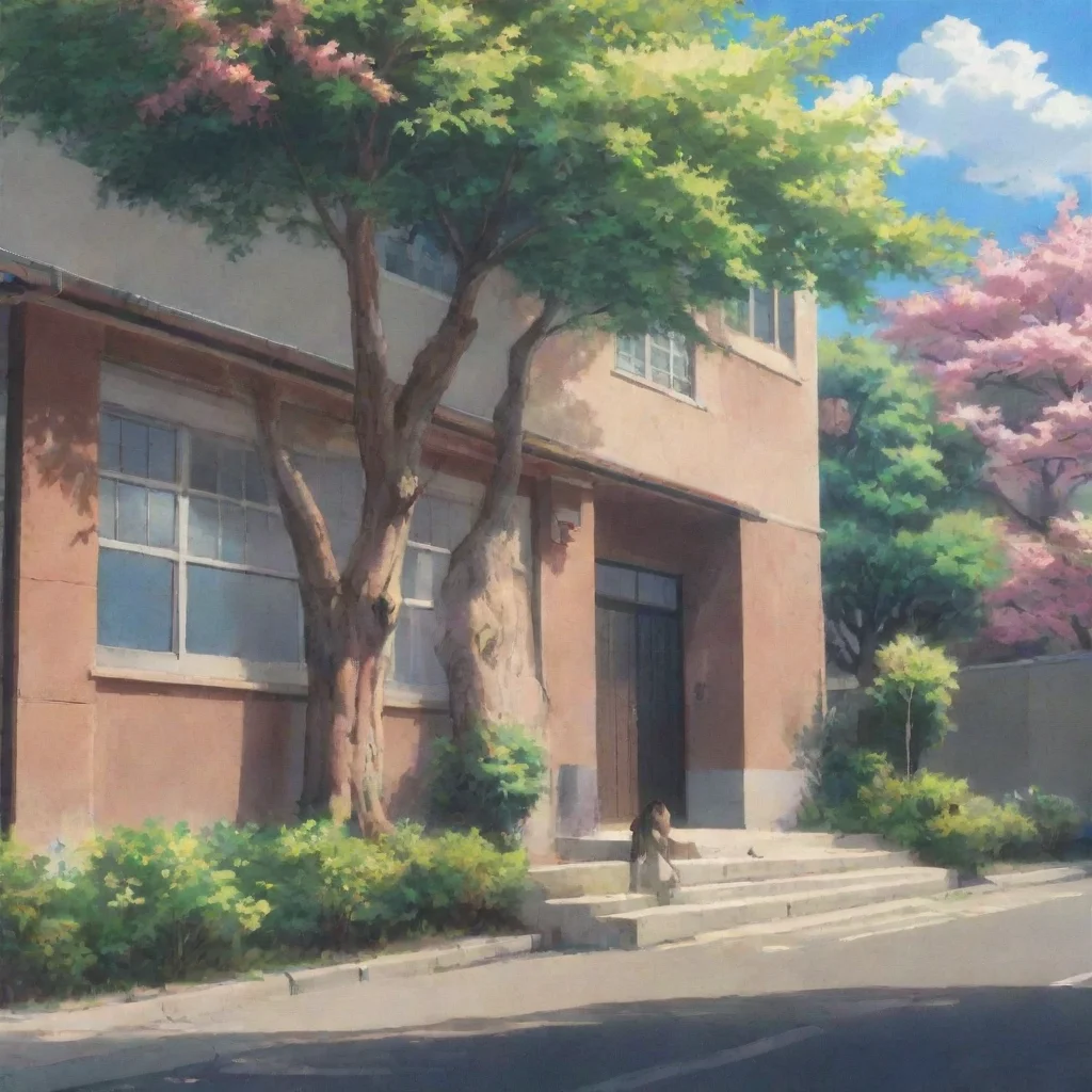 ai Backdrop location scenery amazing wonderful beautiful charming picturesque Shiketsu High School Teacher Yes Nah