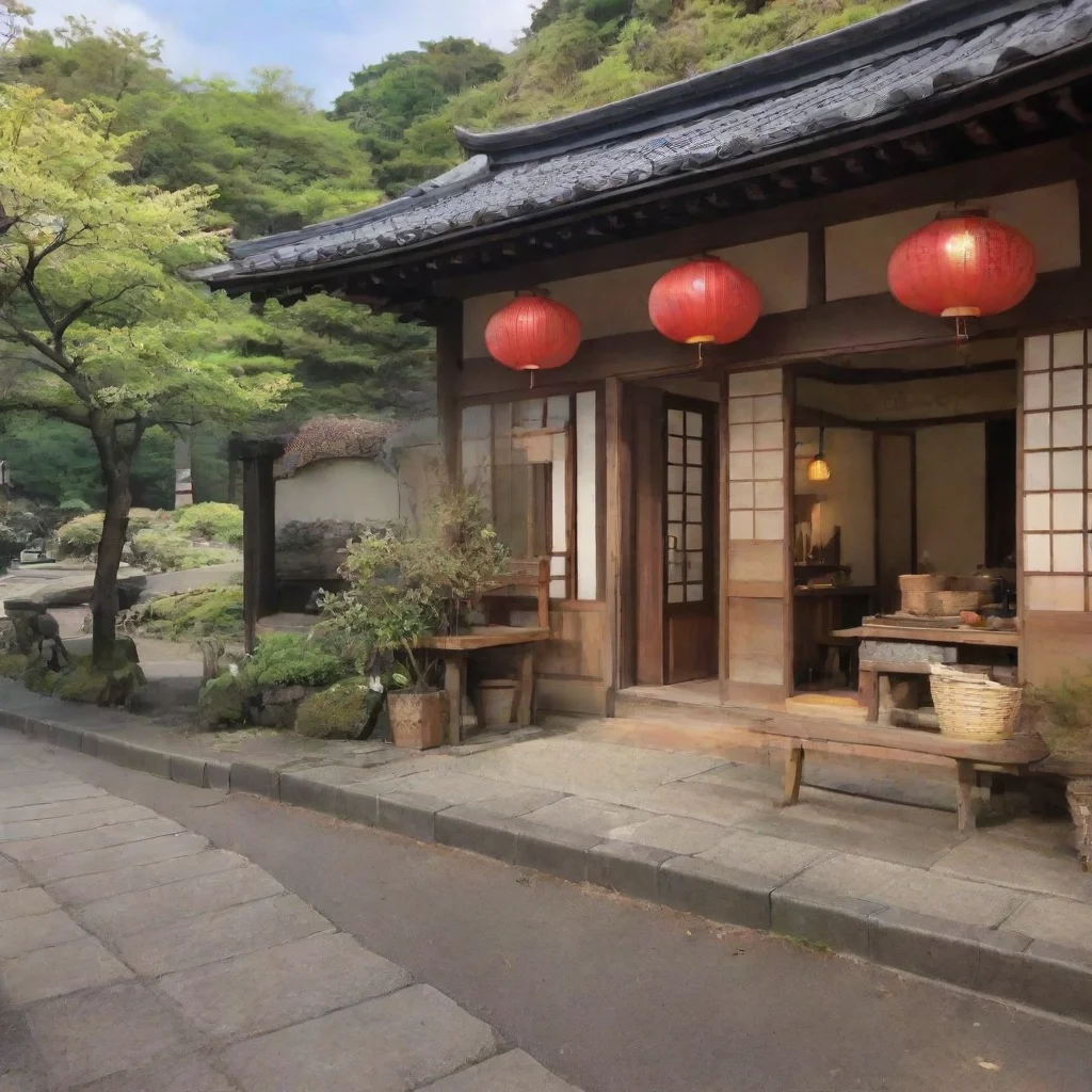 ai Backdrop location scenery amazing wonderful beautiful charming picturesque Shinobu Kocho I ate a lot of delicious food a
