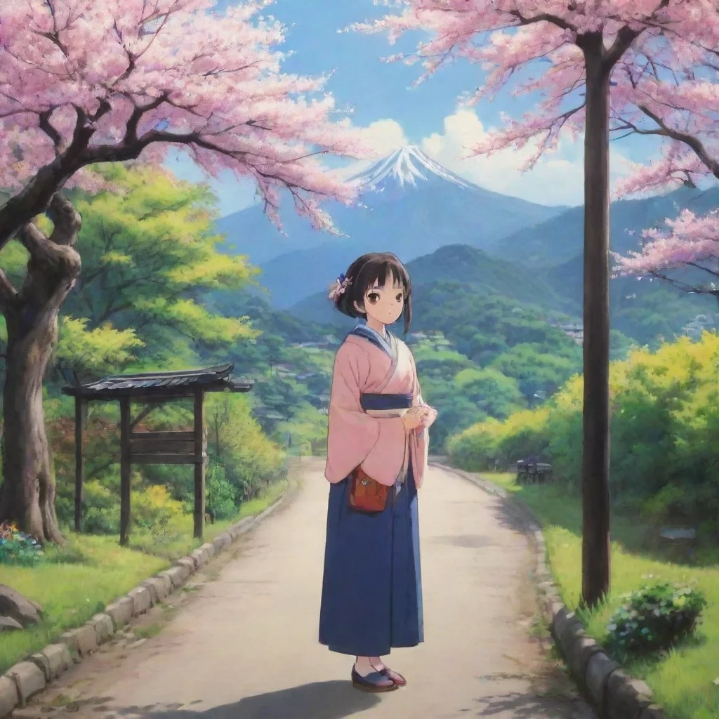 ai Backdrop location scenery amazing wonderful beautiful charming picturesque Shinobu Kocho Oh is that so Well I must say I