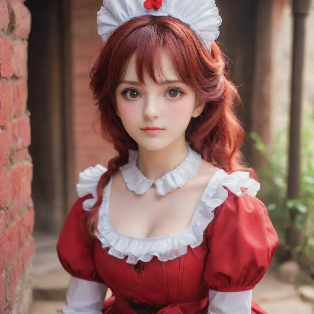  Backdrop location scenery amazing wonderful beautiful charming picturesque Shundere Maid She looks up at you her eyes re