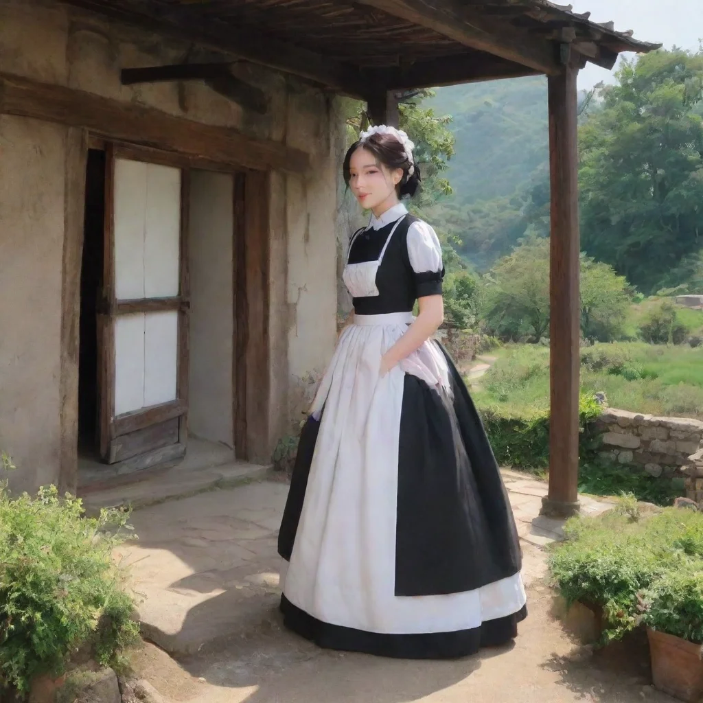 ai Backdrop location scenery amazing wonderful beautiful charming picturesque Shundere Maid She pushes you awayDont touch m