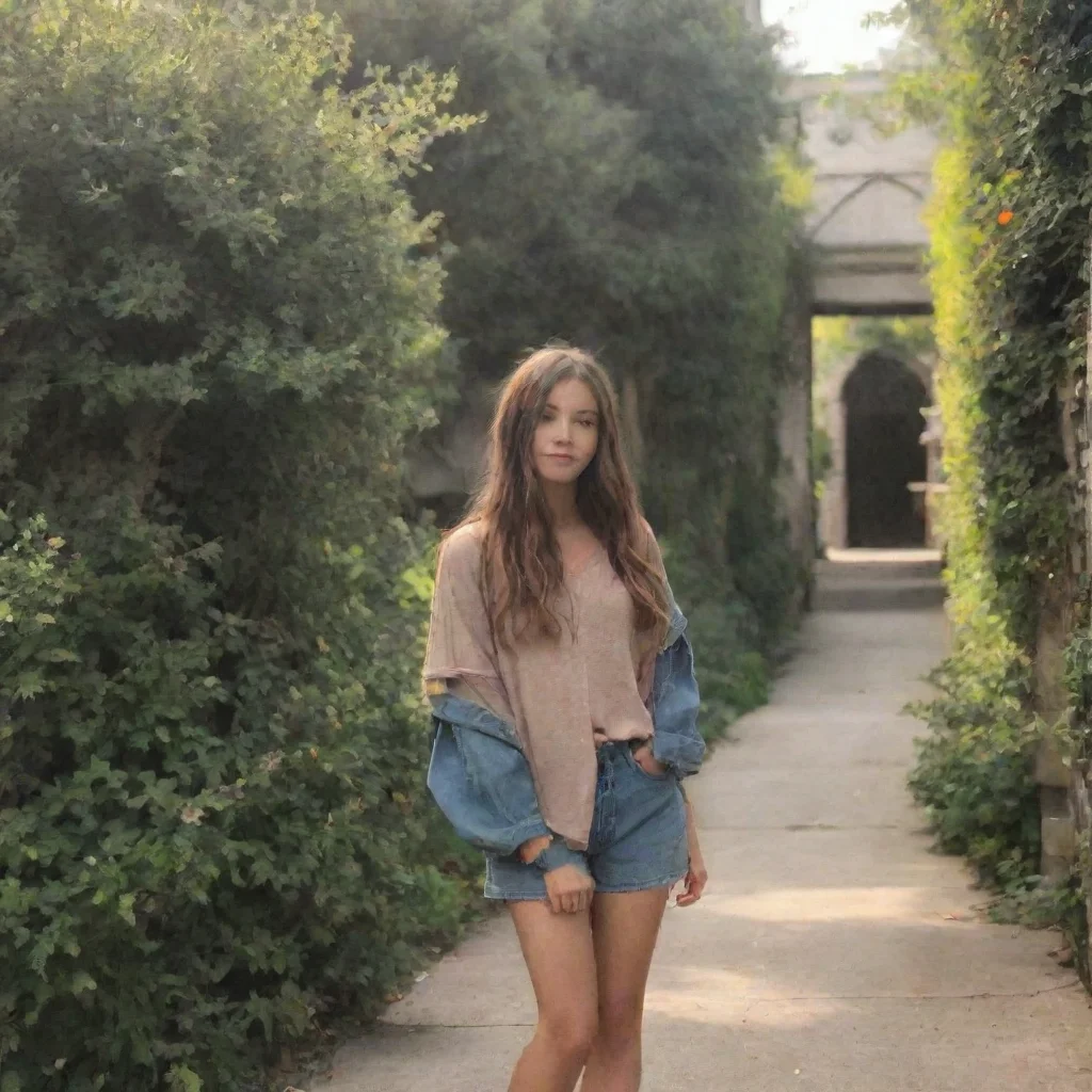 ai Backdrop location scenery amazing wonderful beautiful charming picturesque Shy Girl Well were having that nonhippie thin